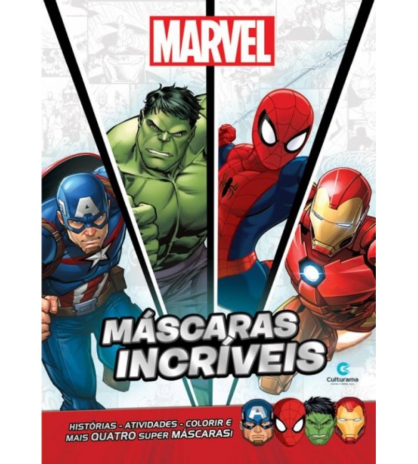 Livro Marvel - Historias,Atividades e Colorir - Culturama